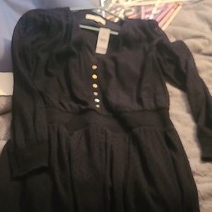 Loft sheer arm dress size L
